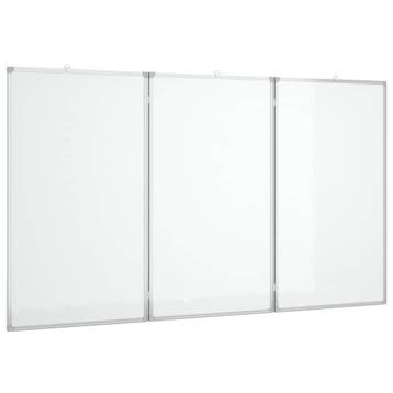 Presentatiebord 3-delig 180x100cm | Laatste Stuk!, Diversen, Schoolborden, Ophalen of Verzenden, Gebruikt, Whiteboard