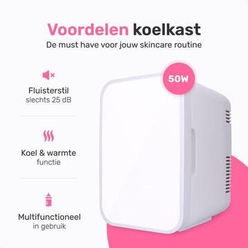 2dekans | Soft & Silky Skincare koelkast - Incl. Roller -, Witgoed en Apparatuur, Koelkasten en IJskasten, Ophalen of Verzenden