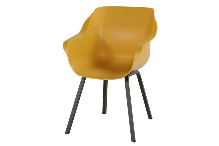 Hartman Sophie Element tuinstoel - Curry Yellow - Alu poot, Tuin en Terras, Tuinstoelen, Nieuw, Overige materialen, Verzenden