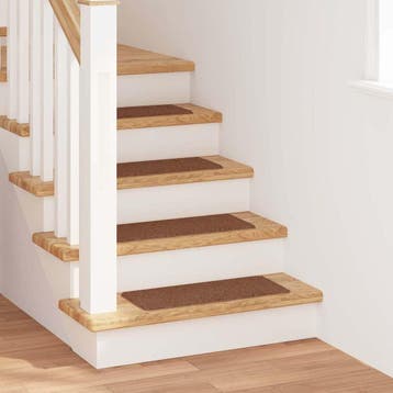 vidaXL Antislip Trapmatten 15 st 60 x 25 cm Geel PP, Verzenden, Nieuw