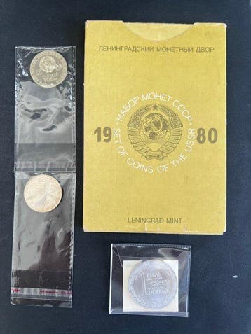 Rusland, Sovjet-Unie (USSR) Collection of coins, incl. Year