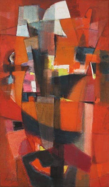 Ernst van Leyden (1892–1969) - Composition en Rouge