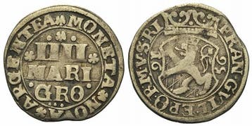 4 Mariengroschen 1656 Melle Osnabrueck, Bistum: Franz Wil..., Verzenden