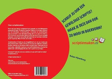 Schrijf jij ook een geweldige scriptie? 9789088915697, Verzenden, Zo goed als nieuw, Ruben Pijnenburg