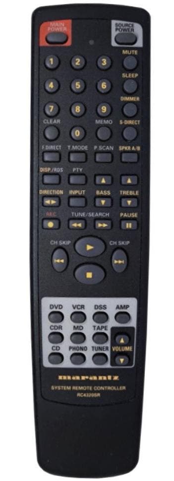 Afstandsbediening Marantz rc4320sr sr-4320 sr-4500, Ophalen of Verzenden, Nieuw, Origineel
