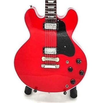 Miniatuur replica Gibson Crossroads ES335 gitaar Chuck Berry, Ophalen of Verzenden, Nieuw, Pop, Beeldje of Miniatuur
