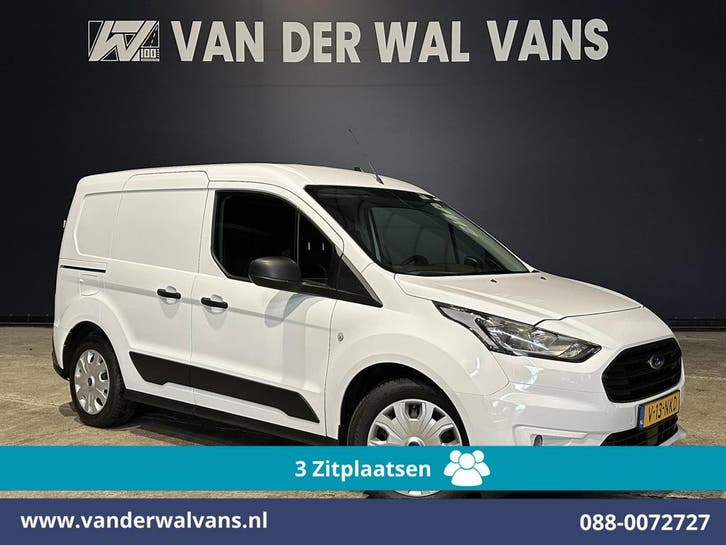 Ford Transit Connect L1 H1 | Lease vanaf 225,- p/mnd, Auto's, Ford, Dealer onderhouden, Te koop, Handgeschakeld, Diesel, Wit, Euro 6