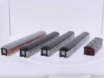 Schaal H0 Märklin 2862, 4255, 4256 en 4335 set van 5 kapp.., Hobby en Vrije tijd, Gebruikt, Overige typen, Ophalen of Verzenden