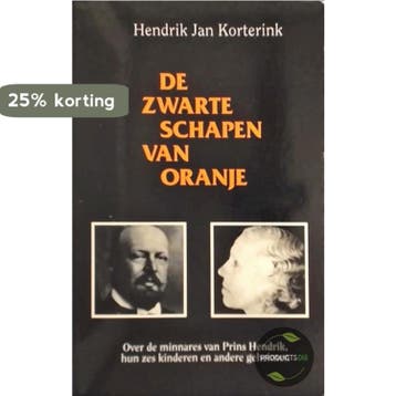 De zwarte schapen van Oranje Hendrik Jan Korterink ISBN, Verzenden, Gelezen, H.J. Korterink