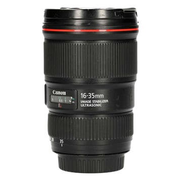 Canon EF 16-35mm f/4L IS USM met garantie, Audio, Tv en Foto, Fotografie | Lenzen en Objectieven, Ophalen of Verzenden, Gebruikt