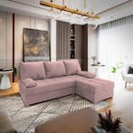 Slaapbank Rio met Opbergruimte Roze | Universeel | €399,-, Verzenden, Blauw, Overige maten, Overige maten