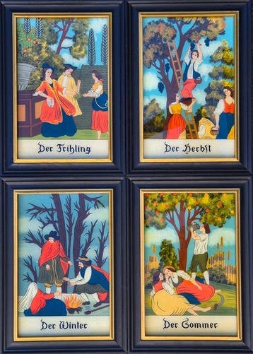 Europese school (XX) - Die vier Jahreszeiten – 4-teiliges