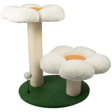 Krabpaal FLOWER POWER Meerkleurig (Krabpalen, Katten), Verzenden, Nieuw, Krabpaal