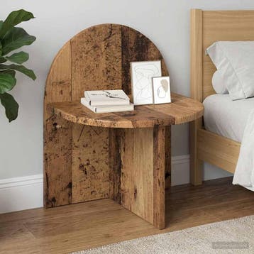vidaXL Nachtkastje 2 st Oud hout 40 x 35,5 x 45,5 cm, Minder dan 45 cm, Verzenden, Nieuw, Minder dan 55 cm