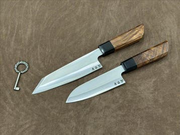 Keukenmes - Bunka & Santoku - Premium Japanse Messen – Set, Antiek en Kunst