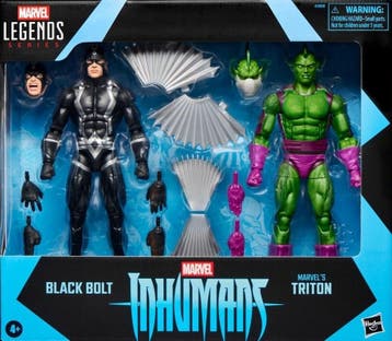 Inhumans Marvel Legends Action Figure 2-Pack Black Bolt &..., Ophalen of Verzenden, Nieuw