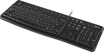 Logitech K120 - Toetsenbord - QWERTY US ANSI - Zwart, Verzenden, Nieuw