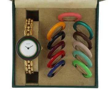 Gucci - Change Bezel Bangle Watch - Zonder minimumprijs -, Nieuw