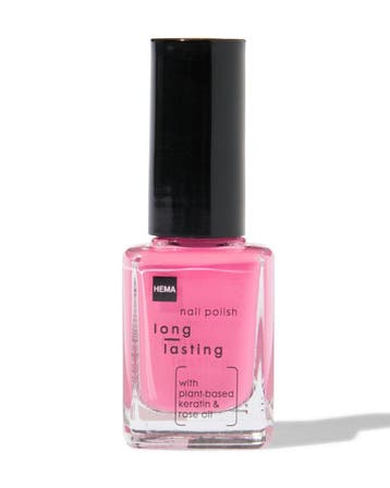 HEMA Long lasting nagellak 1029 smiley pink, Verzenden, Nieuw, Roze