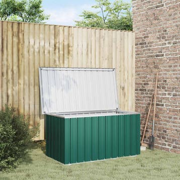 vidaXL Tuinbox Groen 129x67x65 cm, Verzenden, Nieuw