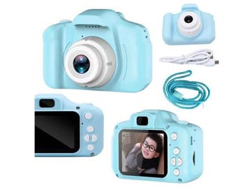 Veiling - DIGITALE CAMERA VOOR KINDEREN BLAUW, Audio, Tv en Foto, Fotocamera's Digitaal, Nieuw