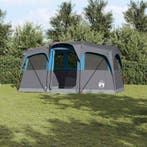 vidaXL Gezinstent Blauw en Grijs 435 x 255 x 216 cm, Verzenden, Nieuw