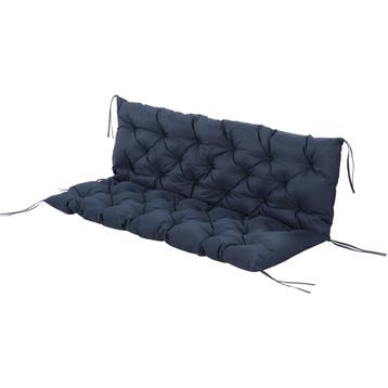 TRUUSK Bankkussen 150x98x8 cm - Met Banden - Voor Outdoor/In, Tuin en Terras, Verzenden, Nieuw