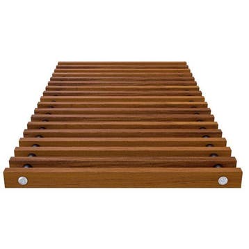 Merbau naturel rolrooster  - 1600x340  Betherma, Verzenden, Nieuw