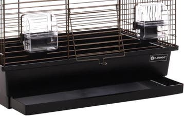 Vogelkooi Flamingo Numfor 1 Brons/Zwart – Parkietenkooi 5., Verzenden, Nieuw, Metaal, Vogelkooi