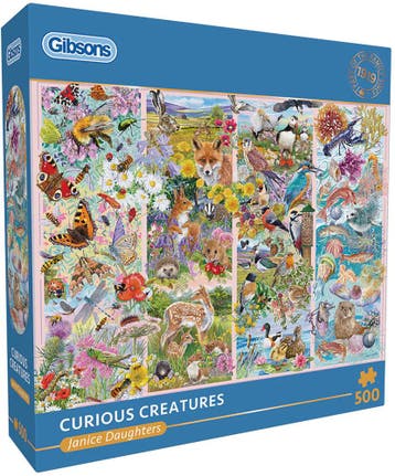 Janice Daughters - Curious Creatures Puzzel (500 stukjes) |, Verzenden, Nieuw