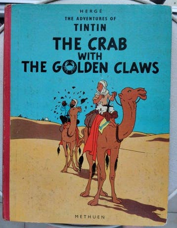 Tintin - The crab with the golden claws - 1 Album - Eerste, Nieuw