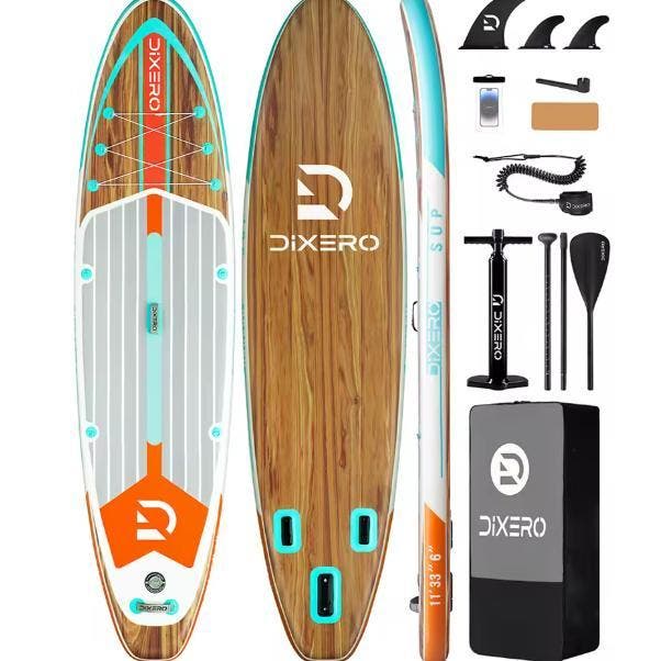 Opblaasbaar SUP board 335 cm met kajak zitje set, Watersport en Boten, Suppen, Nieuw, Verzenden
