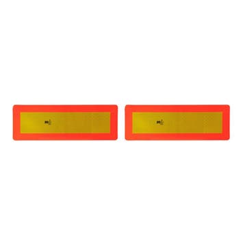 Markeringsbordenset trailer 566x197x1 mm klasse III (2, Verzenden, Nieuw