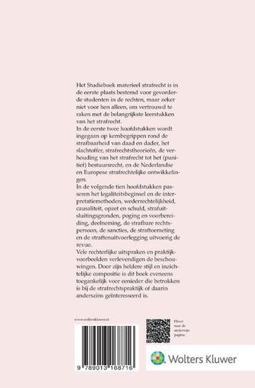 Studieboek materieel strafrecht 9789013168716, Verzenden, Gelezen, Prof.mr. C. Kelk