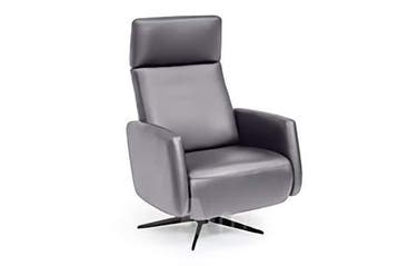 Relaxfauteuil Spangen - relaxfauteuils - Grijs, Nieuw, Grijs, Stof