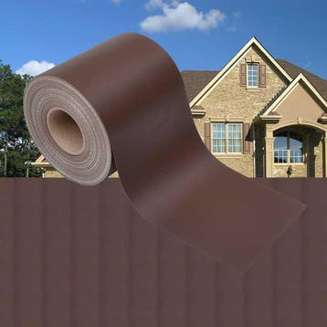 vidaXL Privacystrip 70x0,19 m PVC bruin, Verzenden, Nieuw, Kunststof, Minder dan 1 meter