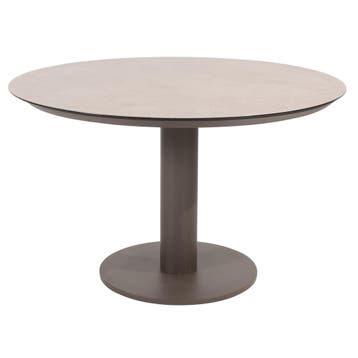 Sarah dining tuintafel 120xH75 cm printed ceramic terre, Tuin en Terras, Tuintafels, Ophalen of Verzenden, Nieuw
