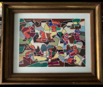 Hans Ittmann (1914-1972) - Abstracte compositie