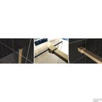Wiesbaden Slim profielset met stabilisatiestang 120 cm, Ophalen of Verzenden, Nieuw, Glas, Bad