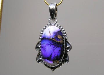 Turquoise Hanger - Hoogte: 33 mm - Breedte: 17.4 mm- 3.67 g