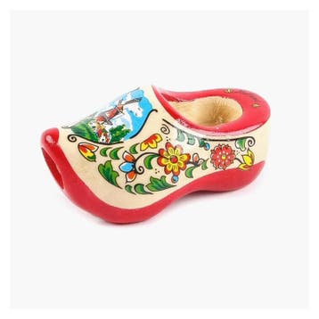 Dasklompje van 7 cm Rode zool + molendecor/bloemetjes, Ophalen of Verzenden, Nieuw