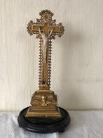 Kruis - Biscuit porselein - 1900-1910 - Antiek Kruisbeeld