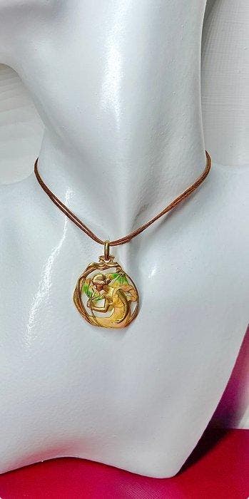 Other brand - Hanger - Double Face Pendant - 18 karaat Geel