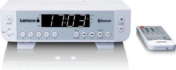 DAB Radio - FM Radio - Keukenradio - Met Bluetooth - Wit - L, Verzenden, Zo goed als nieuw