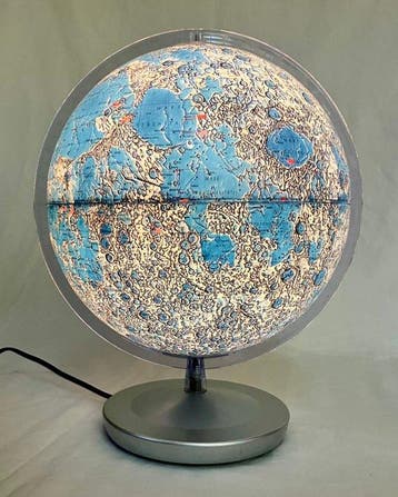 Lunar Globe - Alfred Schlegel - 1970-1980