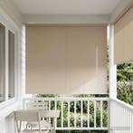 vidaXL Rolgordijn UV-bescherming Beige 160 x 140 cm, Verzenden, Nieuw, Beige