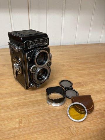 Rollei Rolleiflex 3.5 F model 3 Twin lens reflex camera, Nieuw