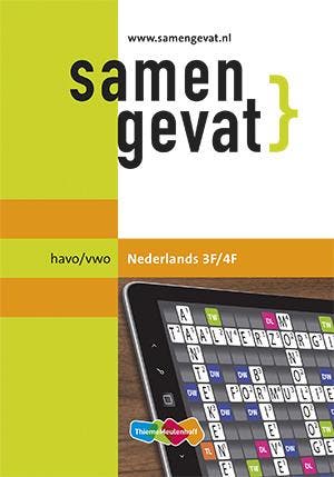 Samengevat Nederlands 3F/4F Havo/vwo / Havo/vwo, Boeken, Schoolboeken, Zo goed als nieuw, Verzenden