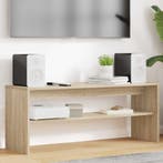 vidaXL TV-kast Sonoma Eiken 100 x 30 x 40 cm Bewerkt hout, Huis en Inrichting, Minder dan 50 cm, Verzenden, Nieuw, Minder dan 100 cm