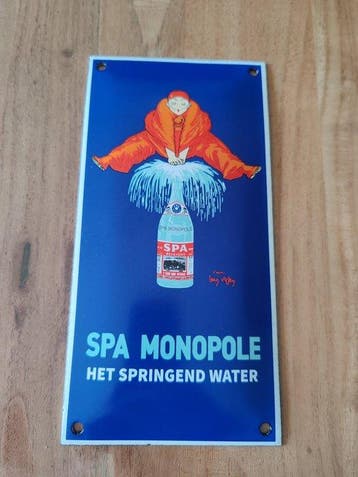 SPA adverteert via e-mail - Emaille bord - Staal, Emaille